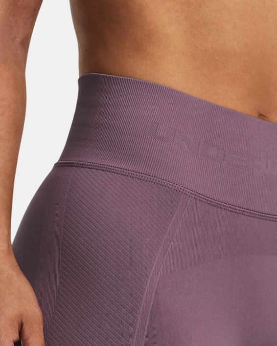 Women's UA Train Seamless Shorts, Purple, pdpMainDesktop image number 3